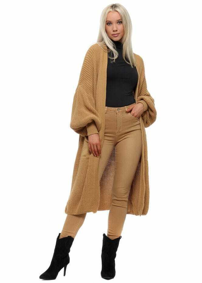 Streetwave Long Knit Cardigan For Women With Generous Pockets Cozy All Season Layering