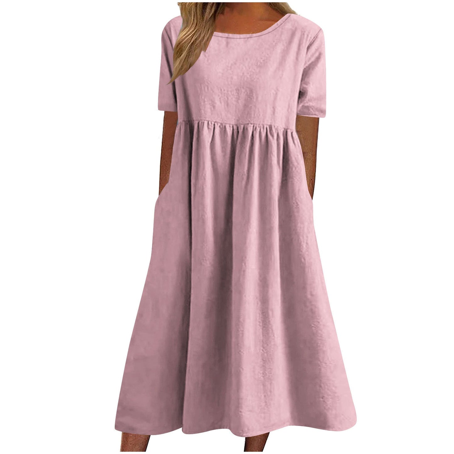 Street-Wave Casual Maxi Dress With Pockets For Women