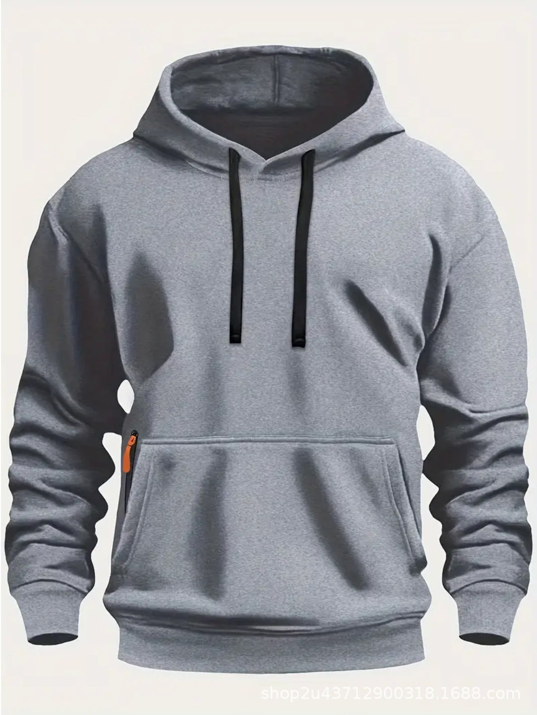 Street-Wave Men's Sport Hoodie With Pockets Breathable Fabric For Active Athletes
