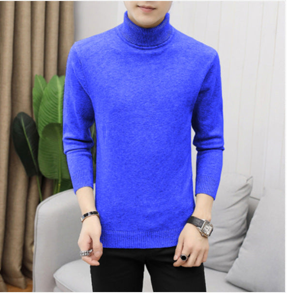 Mens Turtleneck Sweater 100 Cotton Street-wave Ultra Soft Comfort For Modern Gentlemen