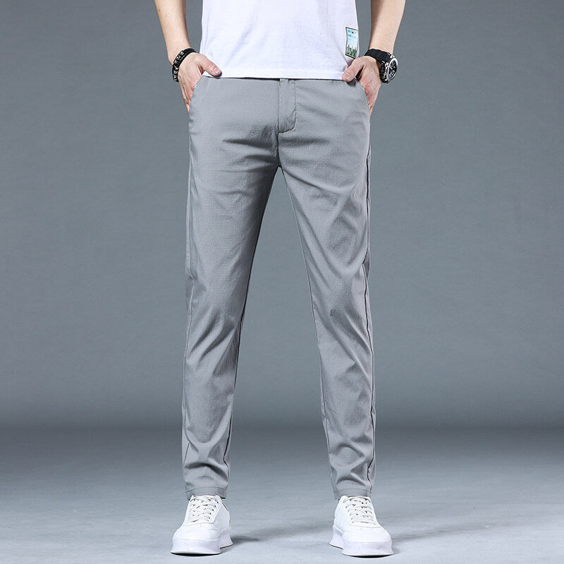 Street-Wave Men's Breathable Slim-Fit Leisure Pants for All-Day Comfort and Style Ultimate Everyday Urban Comfort
