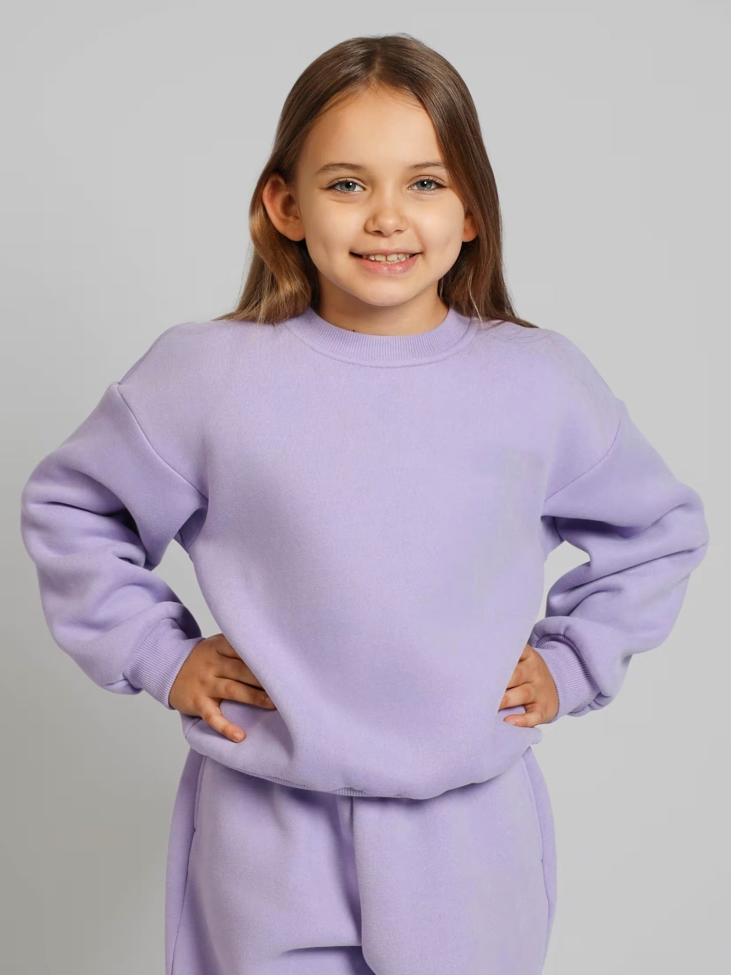 Street Wave Womens Cozy Light Blue Sweatshirt And Jogger Set For Loungewear Comfort With Premium Soft Fabric