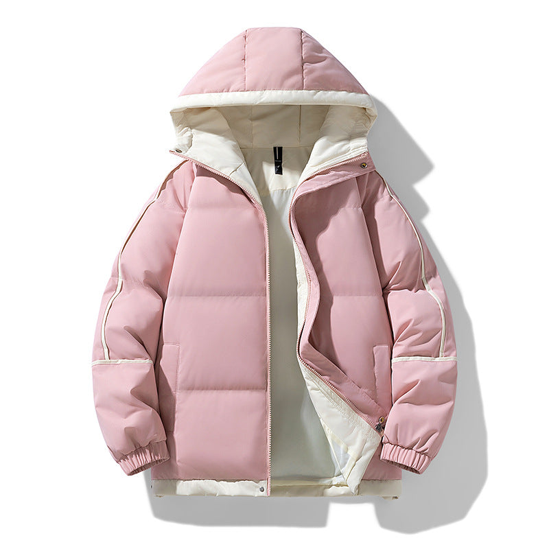 Street-Wave Women's Insulated Winter Jacket With Hood Windproof Puffer Coat For Cold Weather