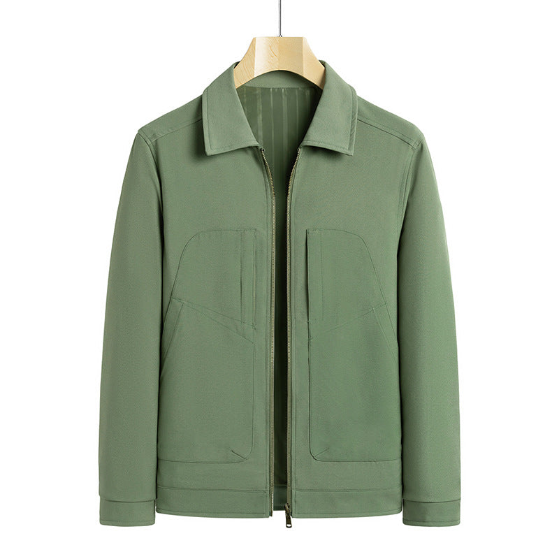Street-Wave Mens Casual Leisure Jacket With Practical Pockets Breathable Comfort For Everyday Wear