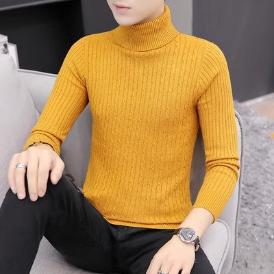 Street Wave Womens Turtleneck Knit Sweater With Ribbed Pattern Cozy Warmth For Women