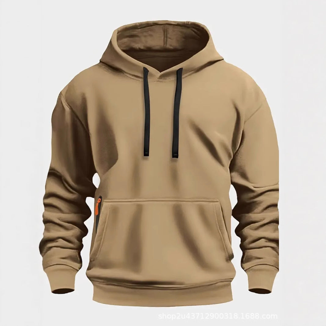 Street-Wave Men's Sport Hoodie With Pockets Breathable Fabric For Active Athletes