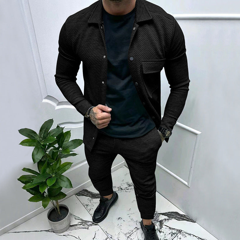 Mens Leisure Tracksuit With Structured Top And Comfortable Fit From Streetwave For Modern Casual Style