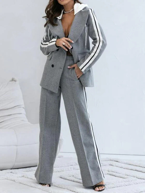 Street-Wave Womens Casual Suit With Modern Cut For Busy Professionals Effortless All-Day Comfort