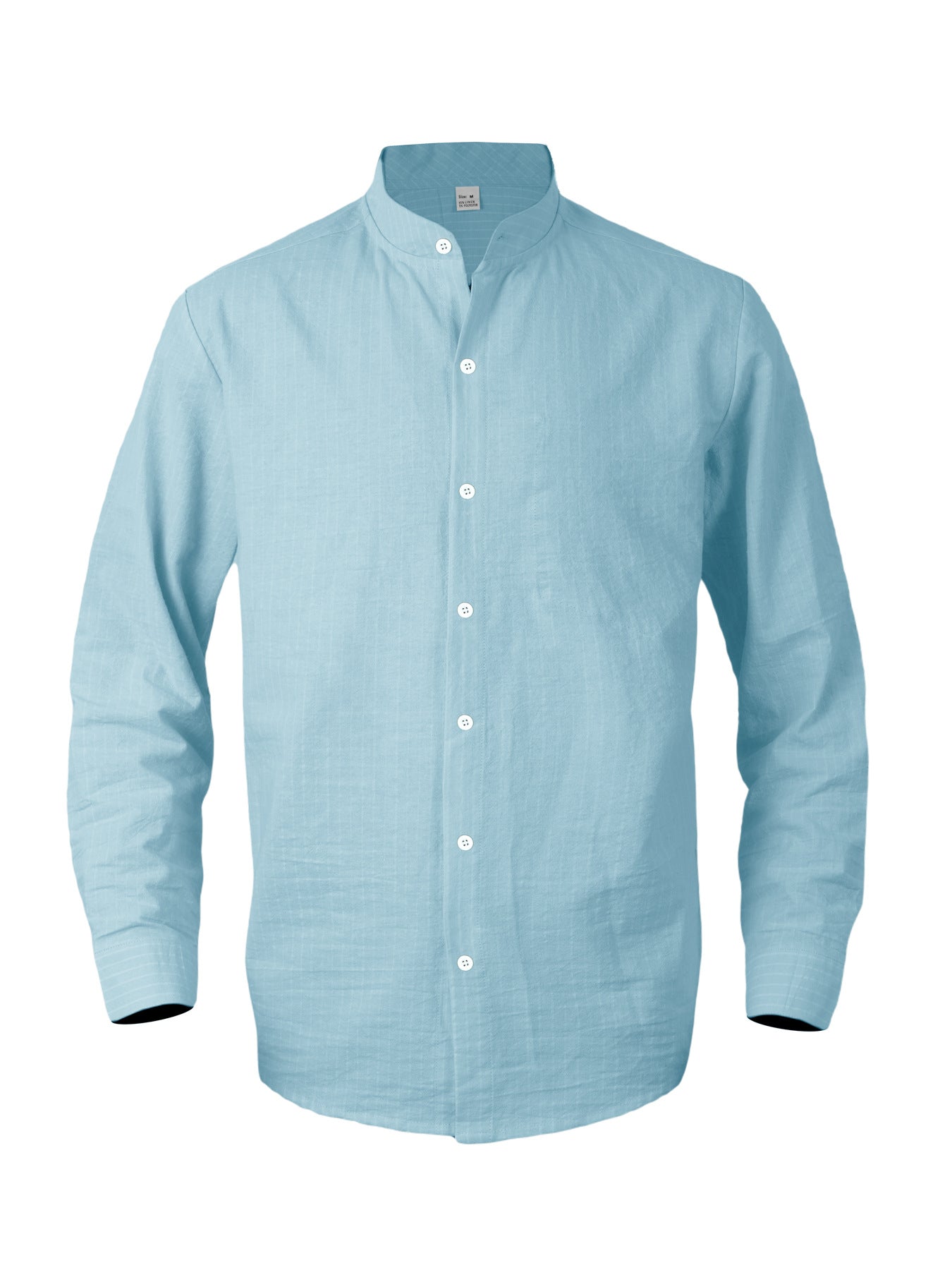 Street-wave Men's Linen Shirt Breathable Comfort With Modern Stripe Pattern For Everyday Wear