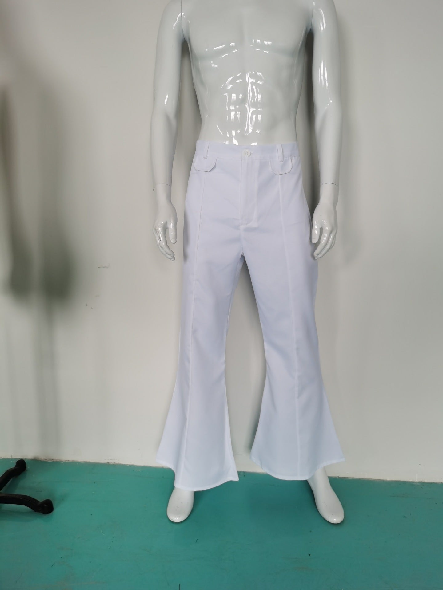 Mens Dance Pants With Sparkling Peplum Flare Streetwave For Dancers Stage Performers And Pros
