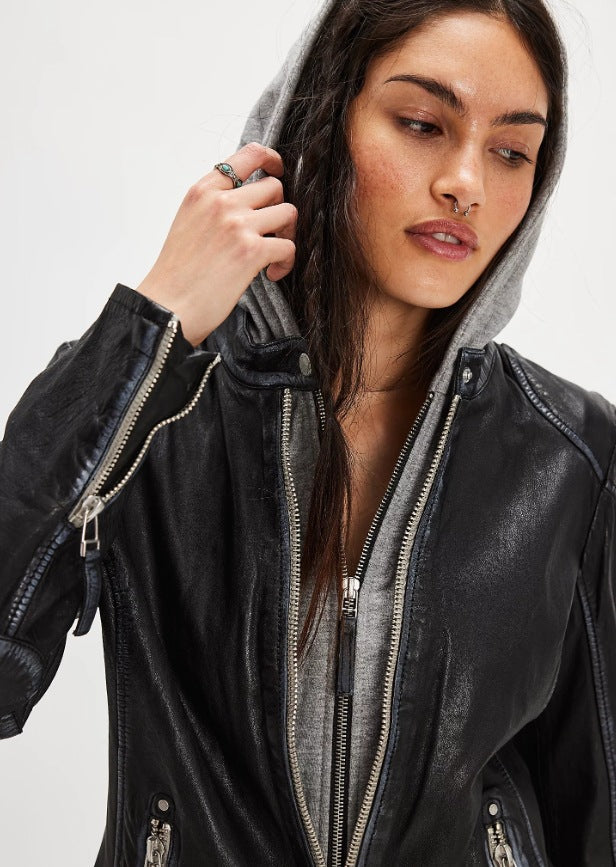 Streetwave Womens Stylish Jacket With Removable Hood For All Season Urban Streetwear And Comfort