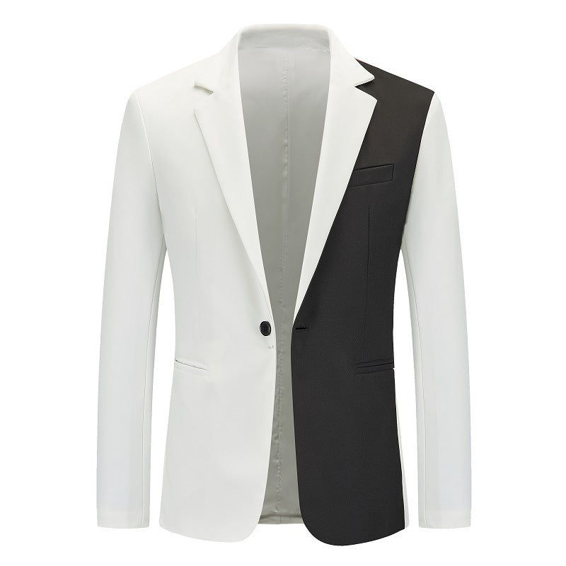 Street-wave Men's Contrast Blazer With Modern Cut Premium Fit Statement Jacket Edition