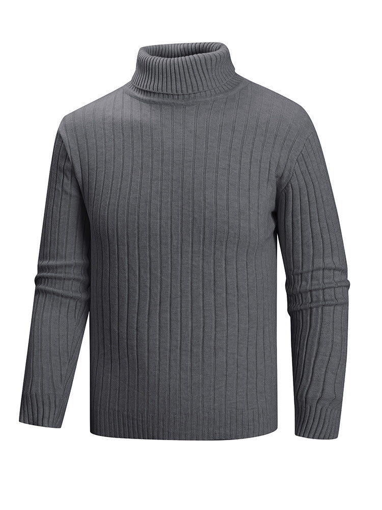 Mens Turtleneck Sweater by Street Wave Premium Fine Knit Soft Cotton Blend Cozy for Cool Weather