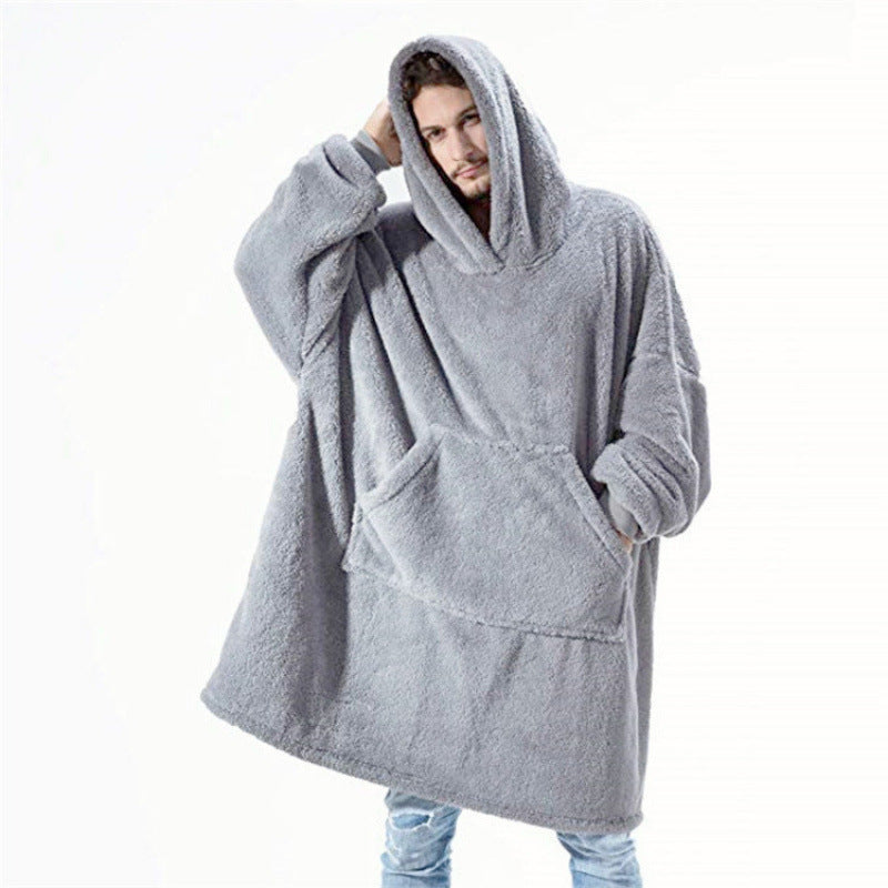 Streetwave Cozy Oversized Fleece Hoodie Jacket For Women With Kangaroo Pocket Ultra Soft Comfort