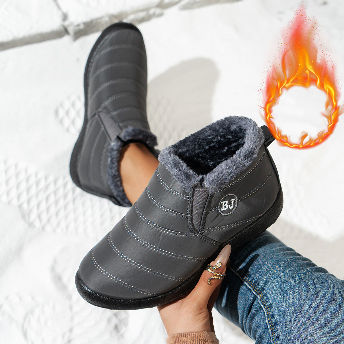 Streetwave Womens Comfortable Winter Boots For Women With Cozy Fleece Lining And Non Slip Sole
