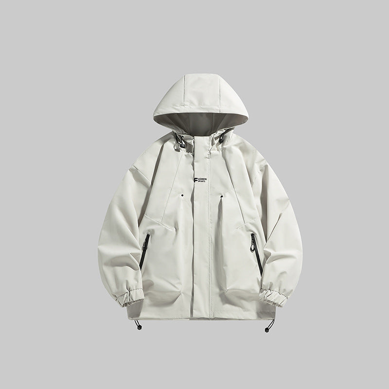 Street-wave Men's Multifunctional Winter Jacket With Insulated Fleece Lining And Adjustable Hood