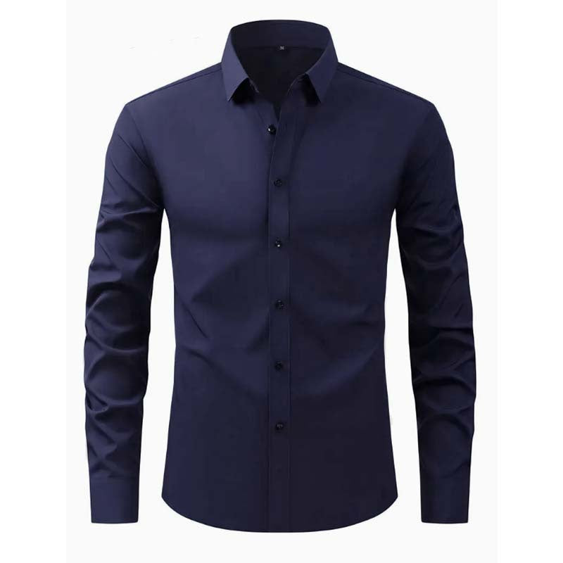 Men's Long Sleeve Shirt With Innovative Cut And Modern Design Street-wave For Modern Men