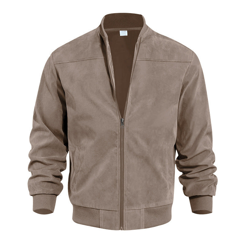 Street Wave Mens Quilted Jacket With Structured Design And Ribbed Cuffs For Everyday Warmth
