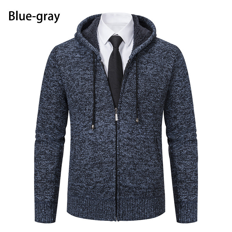 Mens Knit Cardigan With Modern Cut And Zip Front Streetwave Stylish Everyday Wear