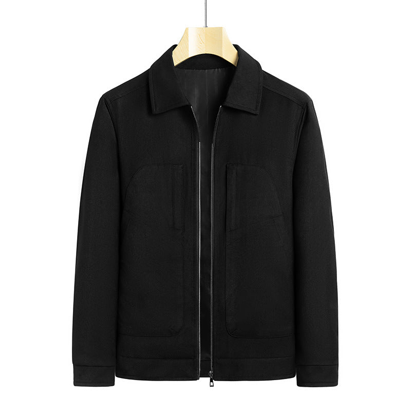 Street-Wave Mens Casual Leisure Jacket With Practical Pockets Breathable Comfort For Everyday Wear