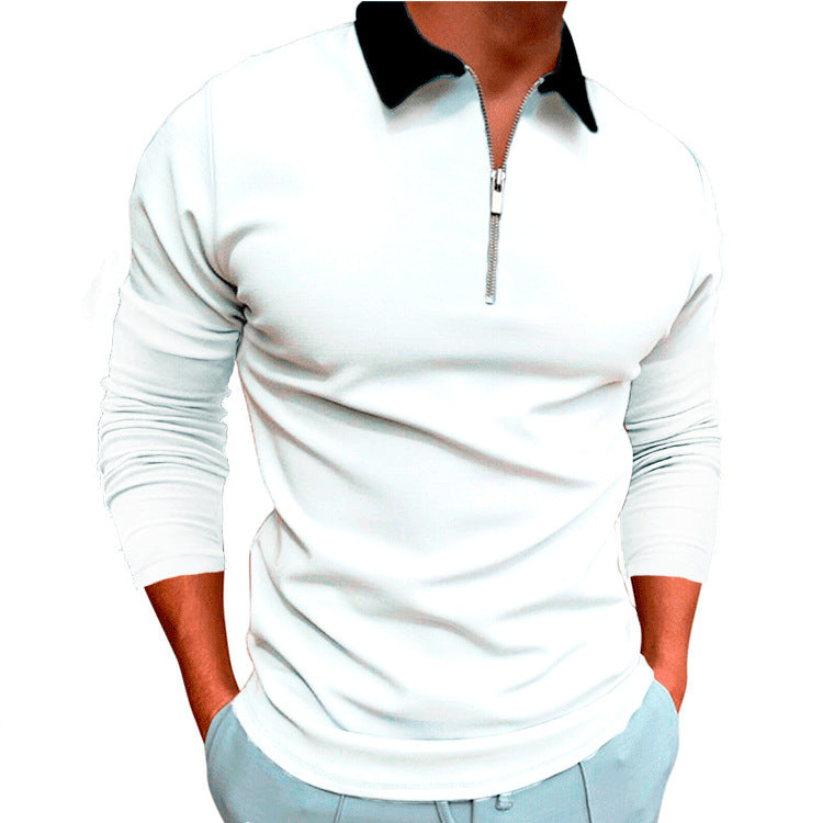 Mens Quarter Zip Pullover With Breathable Cotton Blend For Active Men Streetwave