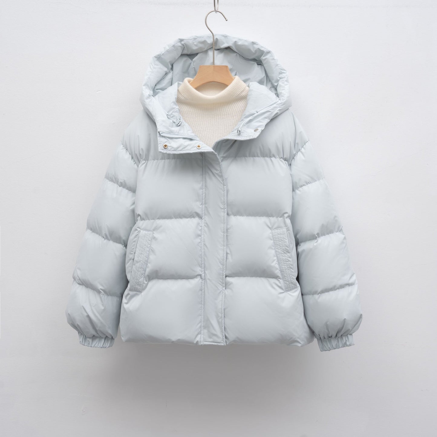 Street Wave Women Puff Sleeve Puffer Winter Jacket Cozy Warmth And Trendy Style For Cold Days