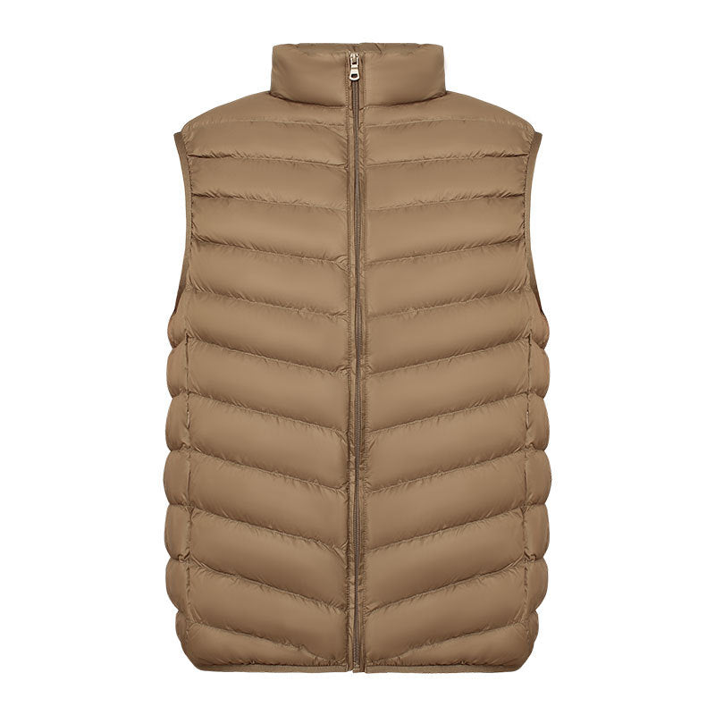 Street-Wave Womens Functional Puffer Vest With High Collar And Lightweight Insulation