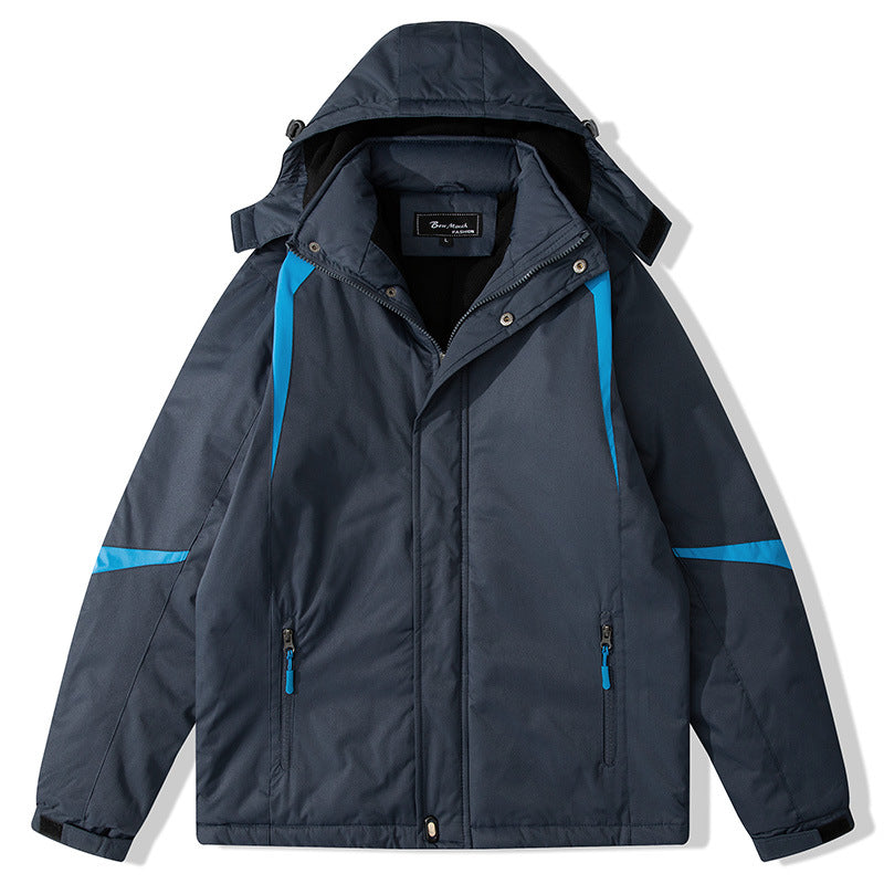 Street-Wave Womens Insulated Outdoor Jacket With Adjustable Hood Waterproof Breathable Coat