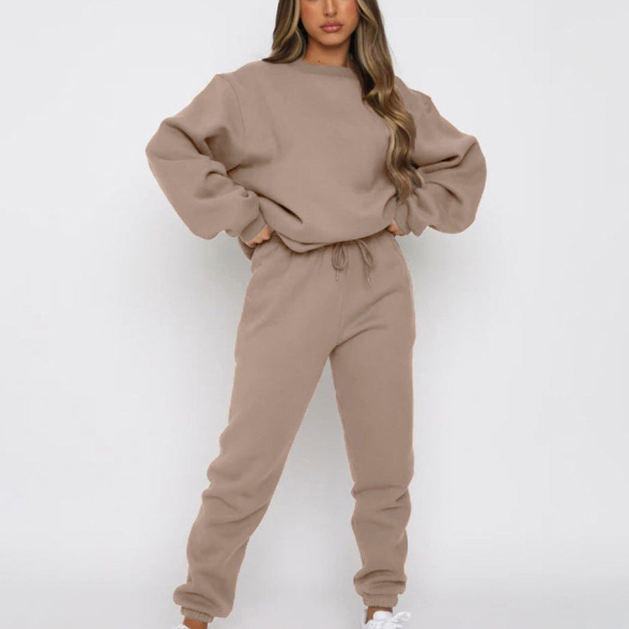 Street Wave Womens Fleece Loungewear Set Cozy Soft Comfort For Relaxed Home Wear