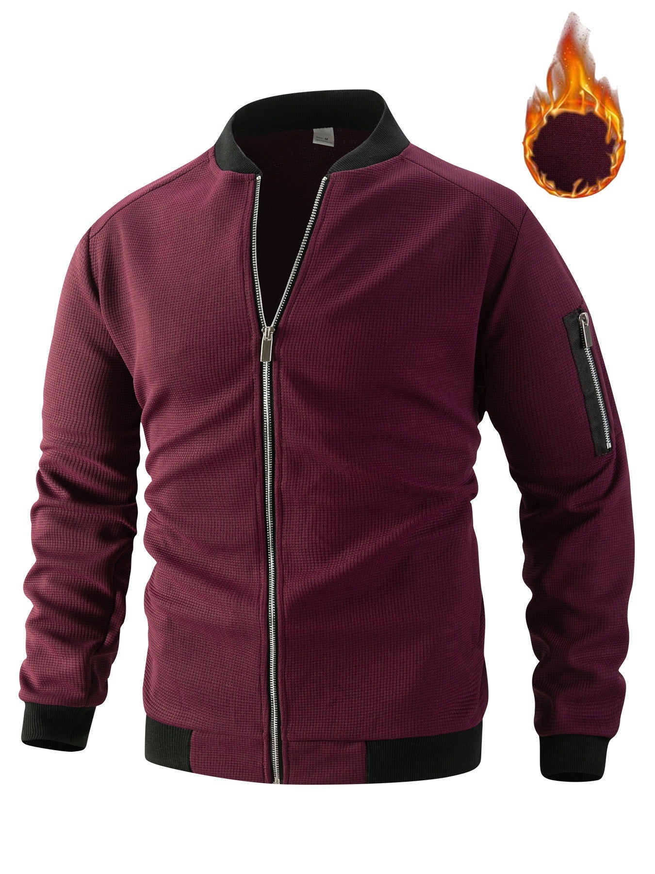 Street-wave Men's Sporty Bomber Jacket Breathable Lightweight Streetwear For Active Men
