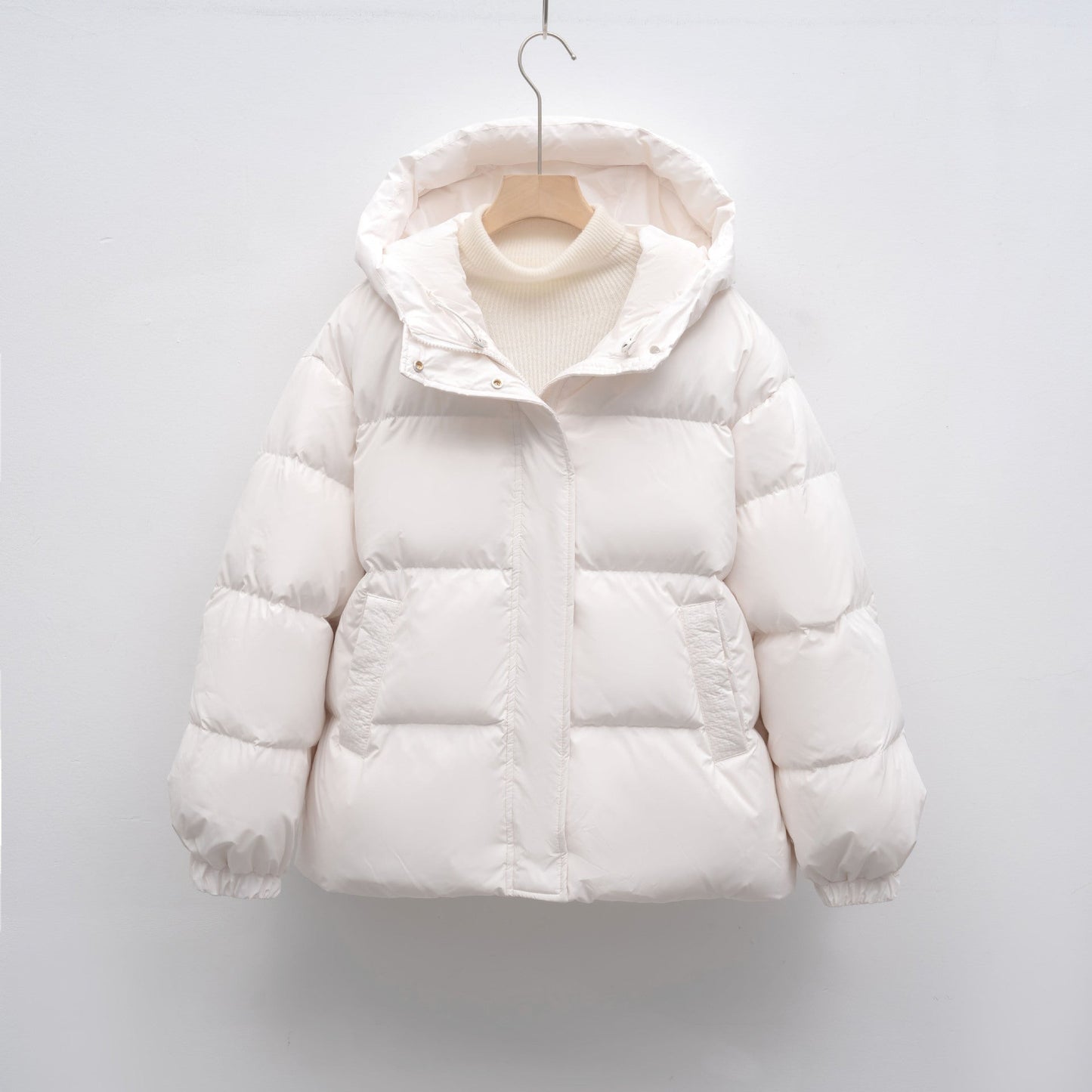 Street Wave Women Puff Sleeve Puffer Winter Jacket Cozy Warmth And Trendy Style For Cold Days