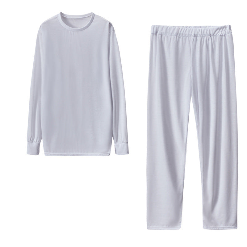 Street-wave Women's Long Sleeve Pajama Set With Elastic Pants Cozy Breathable Sleepwear