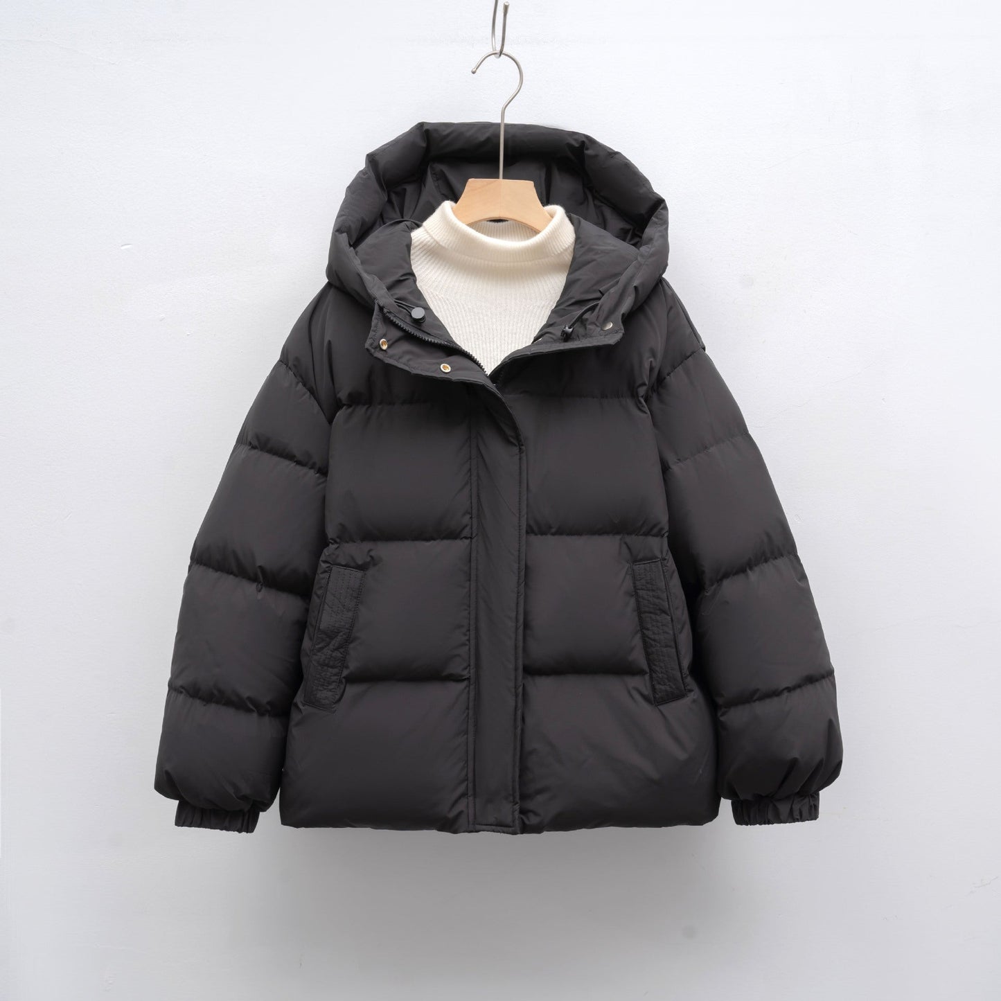 Street Wave Women Puff Sleeve Puffer Winter Jacket Cozy Warmth And Trendy Style For Cold Days