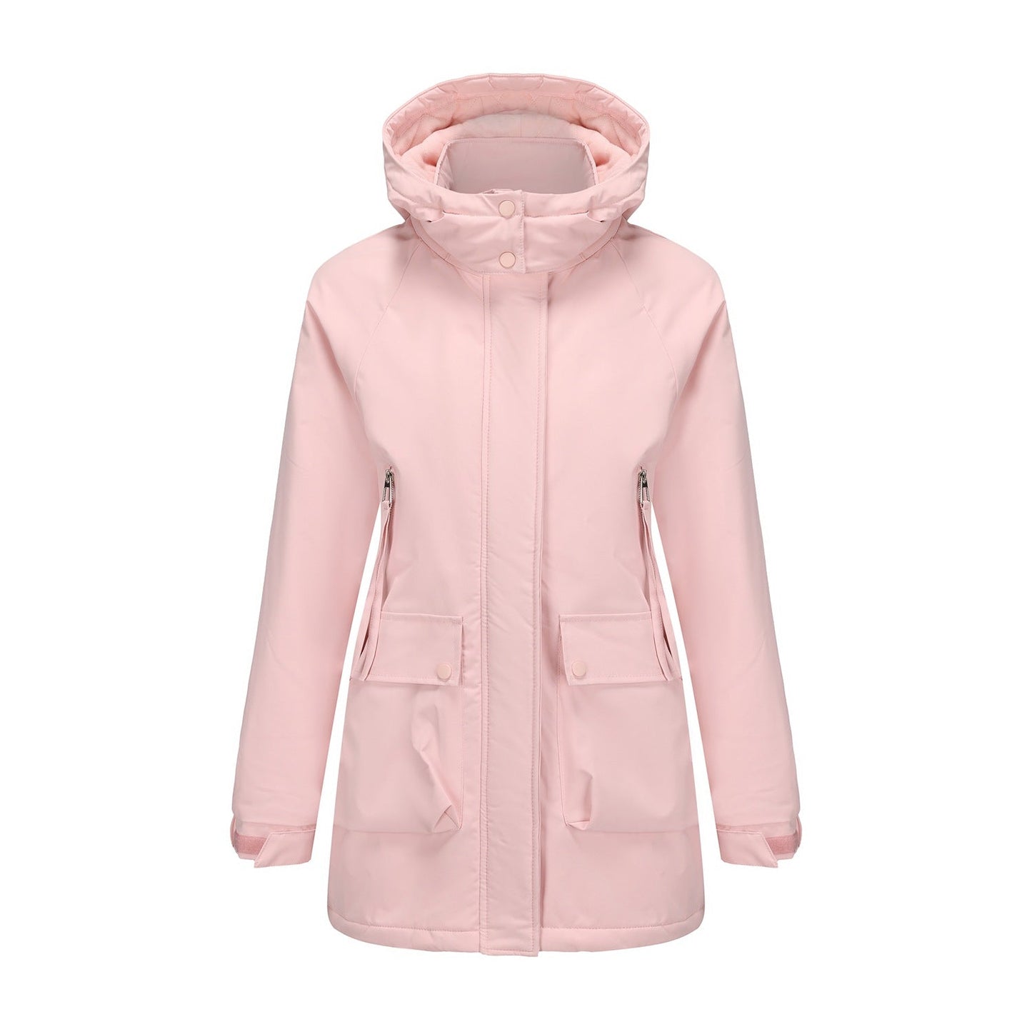 Street-Wave Women's Waterproof All-Weather Jacket With Hood For Active Outdoor Adventurers