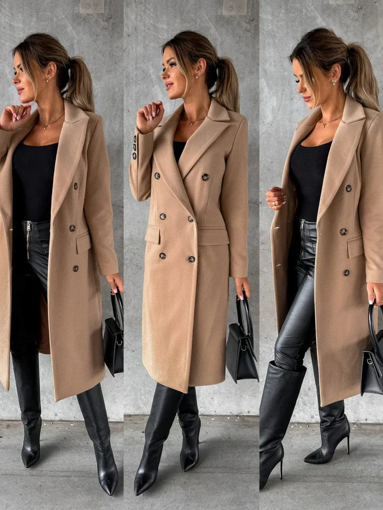 Street-Wave Valentina Wool Coat For Women With Elegant Warmth And Modern Style Chic Look