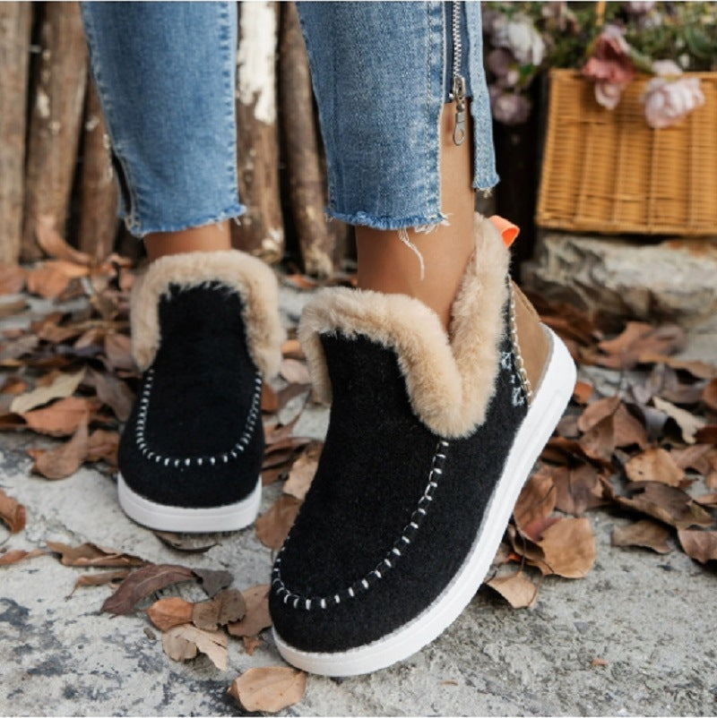 Streetwave Women Cozy Fleece Slippers With Warm Plush Lining And Non Slip Sole For Home Use