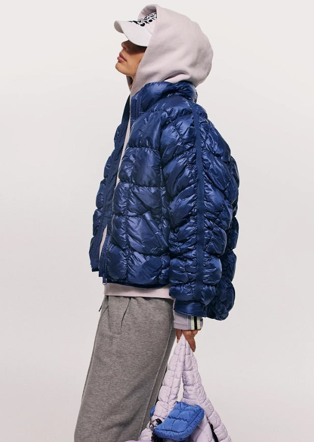 Street-Wave Women's Puffer Jacket - Ultra Warm Insulated Quilted Coat for Everyday City Style