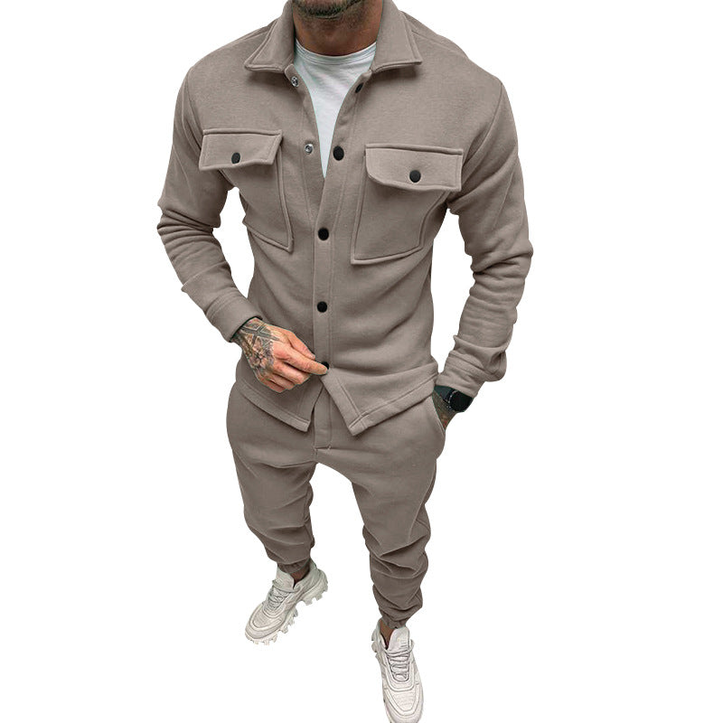 Mens Casual Streetwave Suit With Practical Pockets For Everyday Comfort And Versatile Style