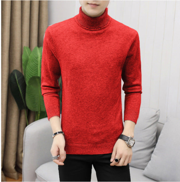 Mens Turtleneck Sweater 100 Cotton Street-wave Ultra Soft Comfort For Modern Gentlemen