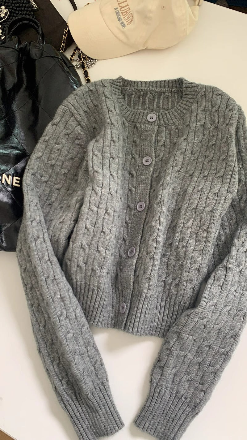 Street Wave Womens Cable Knit Bolero Cardigan Soft Cozy Warmth Elegant Everyday Outerwear