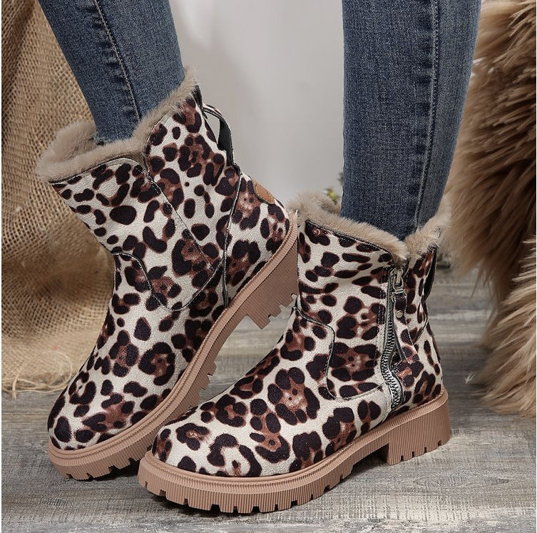 Street-wave Women Winter Boots With Soft Lining And Rugged Sole - Stylish Cold Weather Footwear
