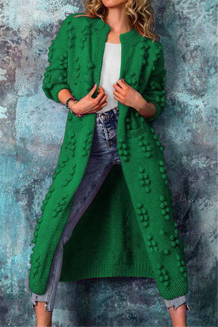 Street Wave Womens Long Knit Vest With Cozy Warmth And Subtle 3D Textured Details For All Day Chic