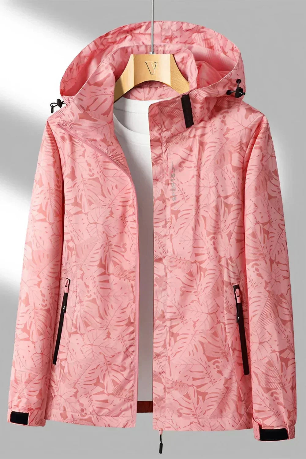 Street-wave Women's Waterproof Windbreaker Jacket Autumn Edition Breathable Lightweight All Weather Protection