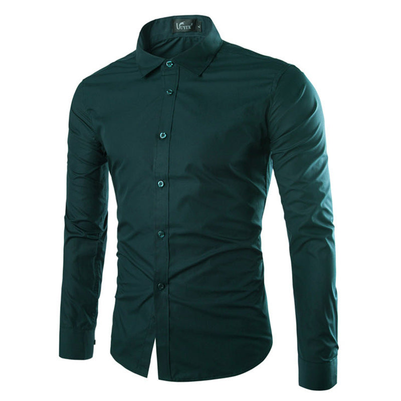 Streetwave Mens Elegant Long Sleeve Dress Shirt For Daily And Formal Wear With Smart Comfort