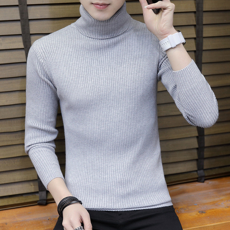 Street-Wave Women's Soft Ribbed Turtleneck Knit Sweater For Cozy Everyday Warmth And Comfort