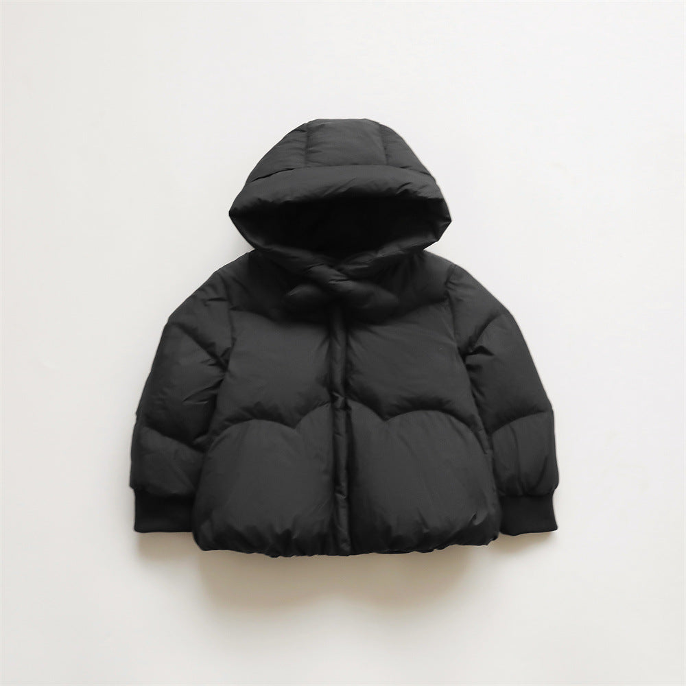 Street-Wave Women's Oversized Puffer Jacket With Hood And High Collar For Extreme Cold Weather