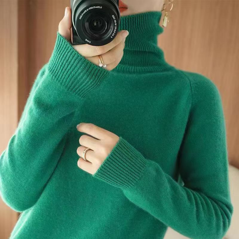 Street-wave Womens Soft Knit Turtleneck Sweater For Cold Weather Cozy Warmth And Style