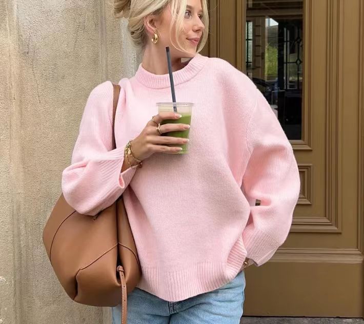Womens Oversized Cotton Pullover By Street Wave For Effortless Casual Comfort And Breathable Fit