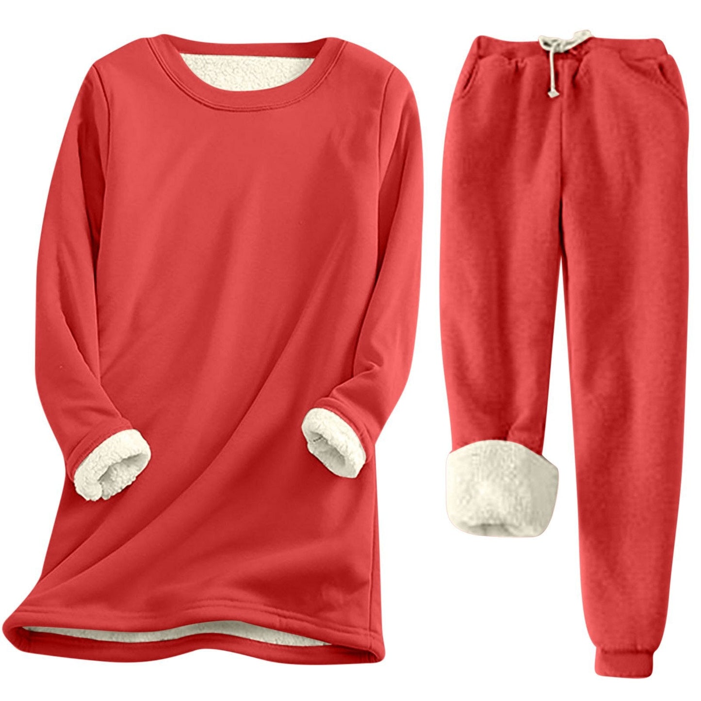 Street-Wave Women's Loungewear Set With Fleece-Lined Interior For Cozy Comfort And Everyday Lounging