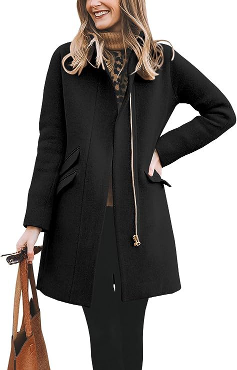 Street-wave Womens Wool Coat With Asymmetrical Cut For Stylish Warmth And Modern Look
